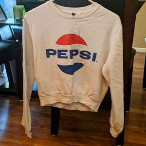 Divided H&M Pepsi crop sweater